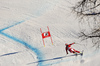 Fourth placed Kjetil Jansrud of Norway skiing in men super-g race of Audi FIS Alpine skiing World cup in Kitzbuehel, Austria. Men super-g race of Audi FIS Alpine skiing World cup was held on Hahnenkamm course in Kitzbuehel, Austria, on Friday, 22nd of January 2016.
