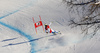 Ralph Weber of Switzerland skiing in men super-g race of Audi FIS Alpine skiing World cup in Kitzbuehel, Austria. Men super-g race of Audi FIS Alpine skiing World cup was held on Hahnenkamm course in Kitzbuehel, Austria, on Friday, 22nd of January 2016.
