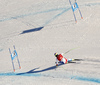 Ralph Weber of Switzerland skiing in men super-g race of Audi FIS Alpine skiing World cup in Kitzbuehel, Austria. Men super-g race of Audi FIS Alpine skiing World cup was held on Hahnenkamm course in Kitzbuehel, Austria, on Friday, 22nd of January 2016.
