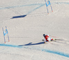 Beat Feuz of Switzerland skiing in men super-g race of Audi FIS Alpine skiing World cup in Kitzbuehel, Austria. Men super-g race of Audi FIS Alpine skiing World cup was held on Hahnenkamm course in Kitzbuehel, Austria, on Friday, 22nd of January 2016.
