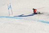Andreas Romar of Finland skiing in men super-g race of Audi FIS Alpine skiing World cup in Kitzbuehel, Austria. Men super-g race of Audi FIS Alpine skiing World cup was held on Hahnenkamm course in Kitzbuehel, Austria, on Friday, 22nd of January 2016.
