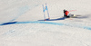 Andreas Romar of Finland skiing in men super-g race of Audi FIS Alpine skiing World cup in Kitzbuehel, Austria. Men super-g race of Audi FIS Alpine skiing World cup was held on Hahnenkamm course in Kitzbuehel, Austria, on Friday, 22nd of January 2016.
