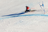 Andreas Romar of Finland skiing in men super-g race of Audi FIS Alpine skiing World cup in Kitzbuehel, Austria. Men super-g race of Audi FIS Alpine skiing World cup was held on Hahnenkamm course in Kitzbuehel, Austria, on Friday, 22nd of January 2016.
