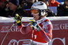 Aleksander Aamodt Kilde of Norway reacts in finish of the men super-g race of Audi FIS Alpine skiing World cup in Kitzbuehel, Austria. Men super-g race of Audi FIS Alpine skiing World cup was held on Hahnenkamm course in Kitzbuehel, Austria, on Friday, 22nd of January 2016.
