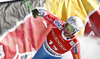 Second placed Andrew Weibrecht of USA reacts in finish of the men super-g race of Audi FIS Alpine skiing World cup in Kitzbuehel, Austria. Men super-g race of Audi FIS Alpine skiing World cup was held on Hahnenkamm course in Kitzbuehel, Austria, on Friday, 22nd of January 2016.
