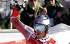 Winner Aksel Lund Svindal of Norway reacts in finish of the men super-g race of Audi FIS Alpine skiing World cup in Kitzbuehel, Austria. Men super-g race of Audi FIS Alpine skiing World cup was held on Hahnenkamm course in Kitzbuehel, Austria, on Friday, 22nd of January 2016.
