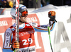 Andreas Sander of Germany reacts in finish of the men super-g race of Audi FIS Alpine skiing World cup in Kitzbuehel, Austria. Men super-g race of Audi FIS Alpine skiing World cup was held on Hahnenkamm course in Kitzbuehel, Austria, on Friday, 22nd of January 2016.
