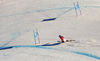 Beat Feuz of Switzerland skiing in men super-g race of Audi FIS Alpine skiing World cup in Kitzbuehel, Austria. Men super-g race of Audi FIS Alpine skiing World cup was held on Hahnenkamm course in Kitzbuehel, Austria, on Friday, 22nd of January 2016.
