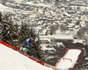 Winner Peter Fill of Italy skiing in men downhill race of Audi FIS Alpine skiing World cup in Kitzbuehel, Austria. Men downhill race of Audi FIS Alpine skiing World cup was held on Hahnenkamm course in Kitzbuehel, Austria, on Saturday, 23rd of January 2016.
