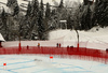 Hannes Reichelt of Austria crashing in men downhill race of Audi FIS Alpine skiing World cup in Kitzbuehel, Austria. Men downhill race of Audi FIS Alpine skiing World cup was held on Hahnenkamm course in Kitzbuehel, Austria, on Saturday, 23rd of January 2016.
