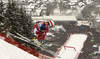 Kjetil Jansrud of Norway skiing in men downhill race of Audi FIS Alpine skiing World cup in Kitzbuehel, Austria. Men downhill race of Audi FIS Alpine skiing World cup was held on Hahnenkamm course in Kitzbuehel, Austria, on Saturday, 23rd of January 2016.
