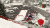 Kjetil Jansrud of Norway skiing in men downhill race of Audi FIS Alpine skiing World cup in Kitzbuehel, Austria. Men downhill race of Audi FIS Alpine skiing World cup was held on Hahnenkamm course in Kitzbuehel, Austria, on Saturday, 23rd of January 2016.
