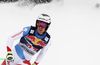 Fifth placed Marc Gisin of Switzerland reacts in finish of the men downhill race of Audi FIS Alpine skiing World cup in Kitzbuehel, Austria. Men downhill race of Audi FIS Alpine skiing World cup was held on Hahnenkamm course in Kitzbuehel, Austria, on Saturday, 23rd of January 2016.
