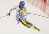 Jean-Baptiste Grange of France skiing in first run of the men slalom race of Audi FIS Alpine skiing World cup in Kitzbuehel, Austria. Men downhill race of Audi FIS Alpine skiing World cup was held in Kitzbuehel, Austria, on Sunday, 24th of January 2016.
