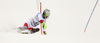 Luca Aerni of Switzerland skiing in first run of the men slalom race of Audi FIS Alpine skiing World cup in Kitzbuehel, Austria. Men downhill race of Audi FIS Alpine skiing World cup was held in Kitzbuehel, Austria, on Sunday, 24th of January 2016.
