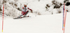 Leif Kristian Haugen of Norway skiing in first run of the men slalom race of Audi FIS Alpine skiing World cup in Kitzbuehel, Austria. Men downhill race of Audi FIS Alpine skiing World cup was held in Kitzbuehel, Austria, on Sunday, 24th of January 2016.
