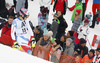 Daniel Yule of Switzerland after DNF in the second run of the men slalom race of Audi FIS Alpine skiing World cup in Kitzbuehel, Austria. Men downhill race of Audi FIS Alpine skiing World cup was held in Kitzbuehel, Austria, on Sunday, 24th of January 2016.
