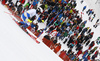 Fourth placed Mattias Hargin of Sweden skiing in the second run of the men slalom race of Audi FIS Alpine skiing World cup in Kitzbuehel, Austria. Men downhill race of Audi FIS Alpine skiing World cup was held in Kitzbuehel, Austria, on Sunday, 24th of January 2016.
