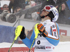 Third placed Fritz Dopfer of Germany reacts in finish of the second run of the men slalom race of Audi FIS Alpine skiing World cup in Kitzbuehel, Austria. Men downhill race of Audi FIS Alpine skiing World cup was held in Kitzbuehel, Austria, on Sunday, 24th of January 2016.
