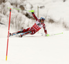 Henrik Kristoffersen of Norway skiing in first run of the men slalom race of Audi FIS Alpine skiing World cup in Kitzbuehel, Austria. Men downhill race of Audi FIS Alpine skiing World cup was held in Kitzbuehel, Austria, on Sunday, 24th of January 2016.
