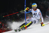 Felix Neureuther of Germany skiing in the first run of the men slalom race of Audi FIS Alpine skiing World cup in Schladming, Austria. Men slalom race of Audi FIS Alpine skiing World cup, The Night race, was held in Schladming, Austria, on Tuesday, 26th of January 2016.
