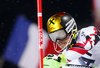 Marcel Hirscher of Austria having problems with ski goggles while skiing in the first run of the men slalom race of Audi FIS Alpine skiing World cup in Schladming, Austria. Men slalom race of Audi FIS Alpine skiing World cup, The Night race, was held in Schladming, Austria, on Tuesday, 26th of January 2016.
