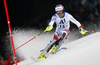 Daniel Yule of Switzerland skiing in the first run of the men slalom race of Audi FIS Alpine skiing World cup in Schladming, Austria. Men slalom race of Audi FIS Alpine skiing World cup, The Night race, was held in Schladming, Austria, on Tuesday, 26th of January 2016.
