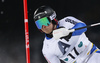 Jens Byggmark of Sweden skiing in the first run of the men slalom race of Audi FIS Alpine skiing World cup in Schladming, Austria. Men slalom race of Audi FIS Alpine skiing World cup, The Night race, was held in Schladming, Austria, on Tuesday, 26th of January 2016.
