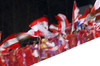 Austrian fans during the first run of the men slalom race of Audi FIS Alpine skiing World cup in Schladming, Austria. Men slalom race of Audi FIS Alpine skiing World cup, The Night race, was held in Schladming, Austria, on Tuesday, 26th of January 2016.
