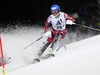Jonathan Nordbotten of Norway skiing in the first run of the men slalom race of Audi FIS Alpine skiing World cup in Schladming, Austria. Men slalom race of Audi FIS Alpine skiing World cup, The Night race, was held in Schladming, Austria, on Tuesday, 26th of January 2016.

