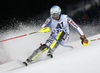 Dominik Stehle of Germany skiing in the first run of the men slalom race of Audi FIS Alpine skiing World cup in Schladming, Austria. Men slalom race of Audi FIS Alpine skiing World cup, The Night race, was held in Schladming, Austria, on Tuesday, 26th of January 2016.
