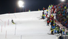 Joonas Rasanen of Finland skiing in the first run of the men slalom race of Audi FIS Alpine skiing World cup in Schladming, Austria. Men slalom race of Audi FIS Alpine skiing World cup, The Night race, was held in Schladming, Austria, on Tuesday, 26th of January 2016.
