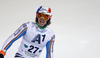 Linus Strasser of Germany reacts in the finish of the second run of the men slalom race of Audi FIS Alpine skiing World cup in Schladming, Austria. Men slalom race of Audi FIS Alpine skiing World cup, The Night race, was held in Schladming, Austria, on Tuesday, 26th of January 2016.
