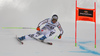 Thomas Dressen of Germany skiing in the men downhill race of Audi FIS Alpine skiing World cup in Garmisch-Partenkirchen, Germany. Men downhill race of Audi FIS Alpine skiing World cup, was held on Kandahar course in Garmisch-Partenkirchen, Germany, on Saturday, 30th of January 2016.
