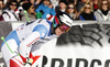 Marc Gisin of Switzerland reacts in the finish of the men downhill race of Audi FIS Alpine skiing World cup in Garmisch-Partenkirchen, Germany. Men downhill race of Audi FIS Alpine skiing World cup, was held on Kandahar course in Garmisch-Partenkirchen, Germany, on Saturday, 30th of January 2016.
