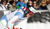 Marc Gisin of Switzerland reacts in the finish of the men downhill race of Audi FIS Alpine skiing World cup in Garmisch-Partenkirchen, Germany. Men downhill race of Audi FIS Alpine skiing World cup, was held on Kandahar course in Garmisch-Partenkirchen, Germany, on Saturday, 30th of January 2016.
