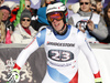 Marc Gisin of Switzerland reacts in the finish of the men downhill race of Audi FIS Alpine skiing World cup in Garmisch-Partenkirchen, Germany. Men downhill race of Audi FIS Alpine skiing World cup, was held on Kandahar course in Garmisch-Partenkirchen, Germany, on Saturday, 30th of January 2016.
