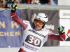 Winner Aleksander Aamodt Kilde of Norway reacts in the finish of the men downhill race of Audi FIS Alpine skiing World cup in Garmisch-Partenkirchen, Germany. Men downhill race of Audi FIS Alpine skiing World cup, was held on Kandahar course in Garmisch-Partenkirchen, Germany, on Saturday, 30th of January 2016.
