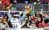 Thomas Dressen of Germany reacts in the finish of the men downhill race of Audi FIS Alpine skiing World cup in Garmisch-Partenkirchen, Germany. Men downhill race of Audi FIS Alpine skiing World cup, was held on Kandahar course in Garmisch-Partenkirchen, Germany, on Saturday, 30th of January 2016.
