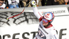 Niels Hintermann of Switzerland reacts in the finish of the men downhill race of Audi FIS Alpine skiing World cup in Garmisch-Partenkirchen, Germany. Men downhill race of Audi FIS Alpine skiing World cup, was held on Kandahar course in Garmisch-Partenkirchen, Germany, on Saturday, 30th of January 2016.
