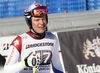 Niels Hintermann of Switzerland reacts in the finish of the men downhill race of Audi FIS Alpine skiing World cup in Garmisch-Partenkirchen, Germany. Men downhill race of Audi FIS Alpine skiing World cup, was held on Kandahar course in Garmisch-Partenkirchen, Germany, on Saturday, 30th of January 2016.
