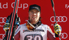 Winner Aleksander Aamodt Kilde of Norway celebrate their medals won in the men downhill race of Audi FIS Alpine skiing World cup in Garmisch-Partenkirchen, Germany. Men downhill race of Audi FIS Alpine skiing World cup, was held on Kandahar course in Garmisch-Partenkirchen, Germany, on Saturday, 30th of January 2016.
