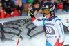 Fabienne Suter of Switzerland (second place) reacts after her run of the ladies Downhill of Garmisch FIS Ski Alpine World Cup at the Kandahar in Garmisch Partenkirchen, Germany on 2016/02/06.
