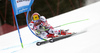 Marcel Hirscher of Austria skiing in the first run of the men giant slalom race of Audi FIS Alpine skiing World cup in Hinterstoder, Austria. Men giant slalom race of Audi FIS Alpine skiing World cup, was held on Hinterstoder, Austria, on Friday, 26th of February 2016.
