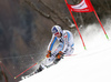 Fritz Dopfer of Germany skiing in the first run of the men giant slalom race of Audi FIS Alpine skiing World cup in Hinterstoder, Austria. Men giant slalom race of Audi FIS Alpine skiing World cup, was held on Hinterstoder, Austria, on Friday, 26th of February 2016.
