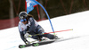 Marcus Sandell of Finland skiing in the first run of the men giant slalom race of Audi FIS Alpine skiing World cup in Hinterstoder, Austria. Men giant slalom race of Audi FIS Alpine skiing World cup, was held on Hinterstoder, Austria, on Friday, 26th of February 2016.
