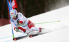 Carlo Janka of Switzerland skiing in the first run of the men giant slalom race of Audi FIS Alpine skiing World cup in Hinterstoder, Austria. Men giant slalom race of Audi FIS Alpine skiing World cup, was held on Hinterstoder, Austria, on Friday, 26th of February 2016.
