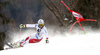 Gino Caviezel of Switzerland skiing in the first run of the men giant slalom race of Audi FIS Alpine skiing World cup in Hinterstoder, Austria. Men giant slalom race of Audi FIS Alpine skiing World cup, was held on Hinterstoder, Austria, on Friday, 26th of February 2016.
