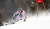 Mathieu Faivre of France skiing in the first run of the men giant slalom race of Audi FIS Alpine skiing World cup in Hinterstoder, Austria. Men giant slalom race of Audi FIS Alpine skiing World cup, was held on Hinterstoder, Austria, on Friday, 26th of February 2016.
