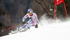 Alexis Pinturault of France skiing in the first run of the men giant slalom race of Audi FIS Alpine skiing World cup in Hinterstoder, Austria. Men giant slalom race of Audi FIS Alpine skiing World cup, was held on Hinterstoder, Austria, on Friday, 26th of February 2016.
